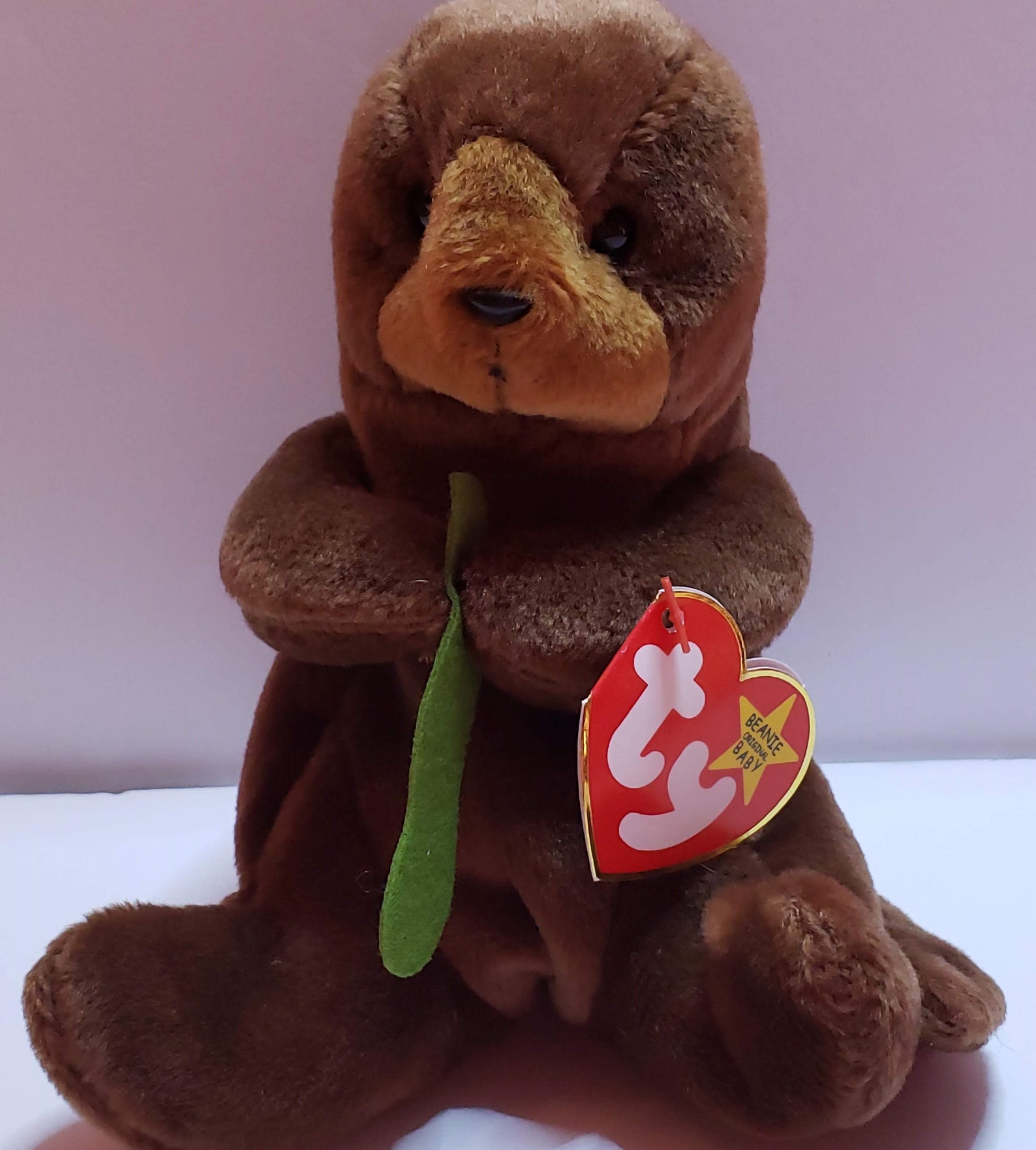 Otter Plush 6 Ty Beanie Babies SEAWEED 3191996 Stuffed Etsy