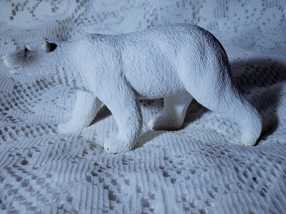 plastic polar bear figurines