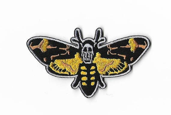 Dr Hannibal Lecter Masque Patch /écusson brod/é Silence des agneaux Dragon Rouge Horror Movie Souvenir de Costume appliqu/é