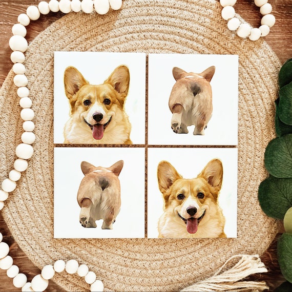 Corgi coasters hotsell