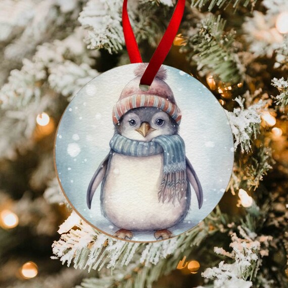 Class Christmas Penguin Ornament Cute Christmas Ornament