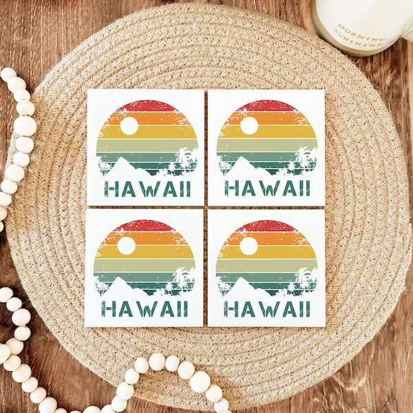 Hawaii Coasters Etsy