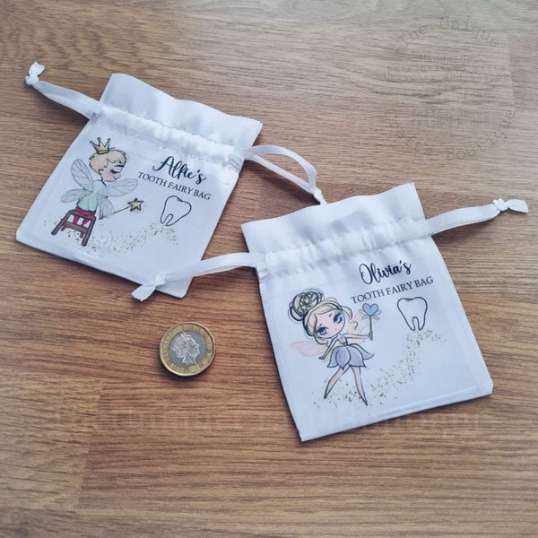 Tooth Fairy Bags Boy & Girl Digital PNG File