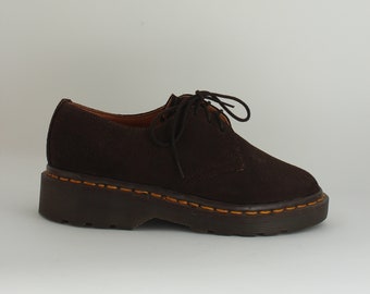 doc martens grey suede