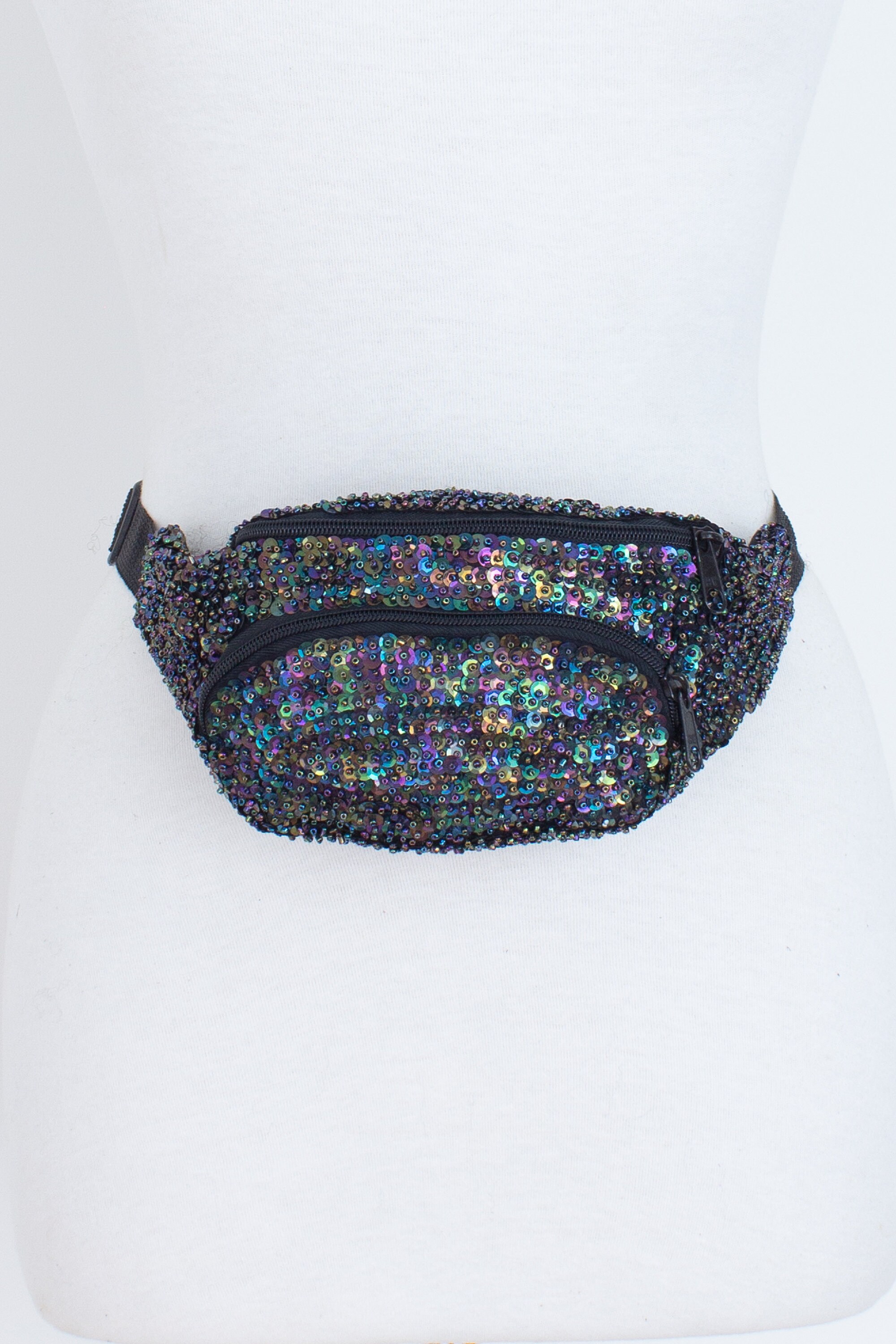 80s 90s Small Iridescent Sequin Bumbag Fanny Pack Unisex Mens Womens Hip Waist Belt Crossbody Sling Festival Rave Party Bag Purse Etsy UK