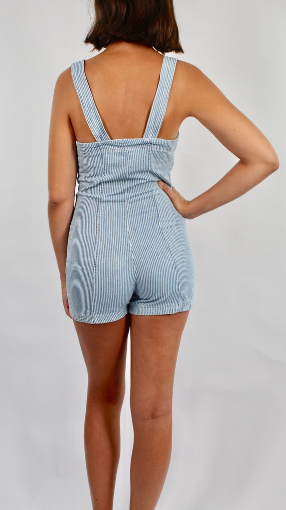 Playsuit // Vintage Playsuit // Denim Playsuit //… - image 8