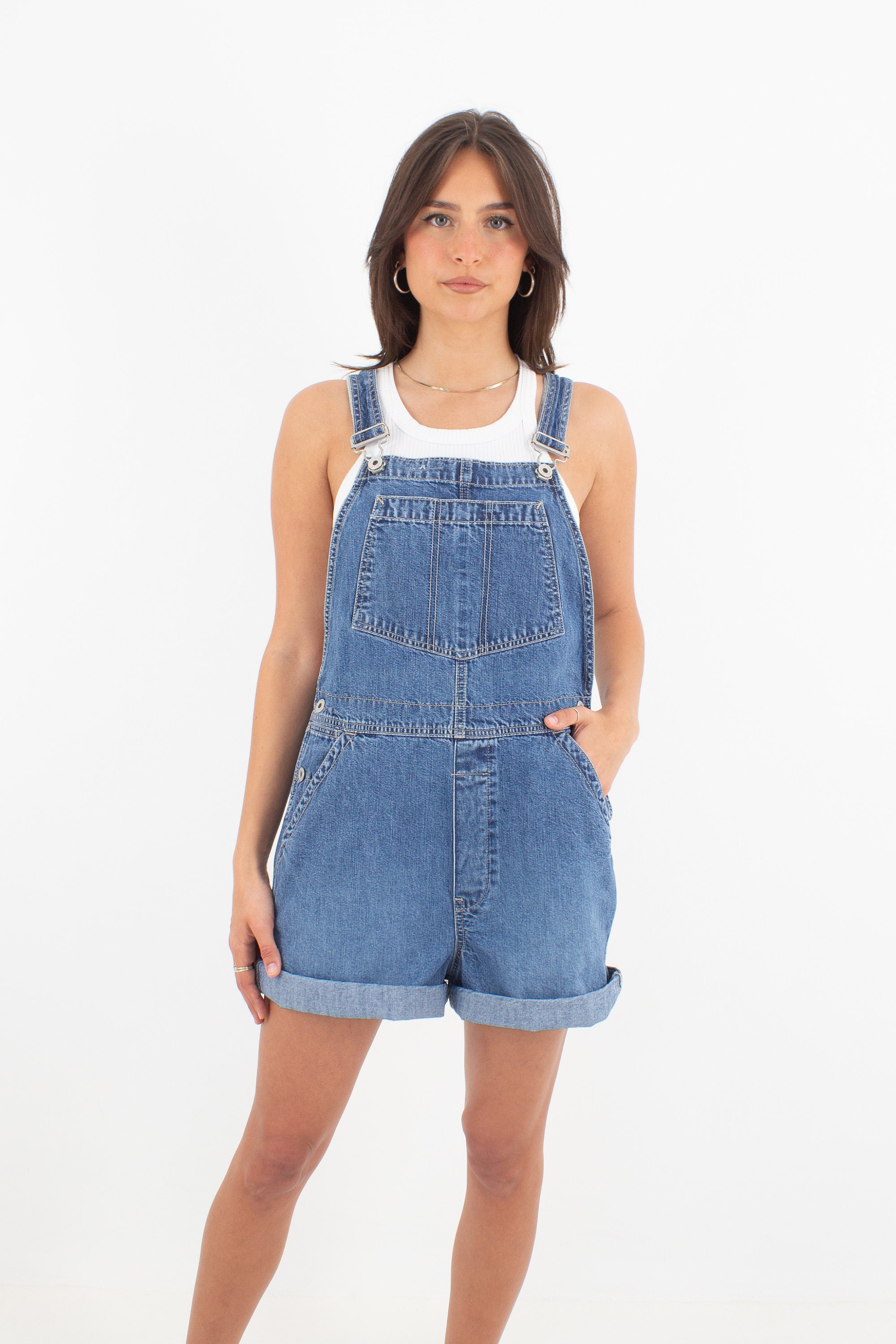 【blurhms 】U.S COTTON DENIM OVERALLS RDNU07 Unisex - Unisex 14 oz. Denim Overall – Los Angeles