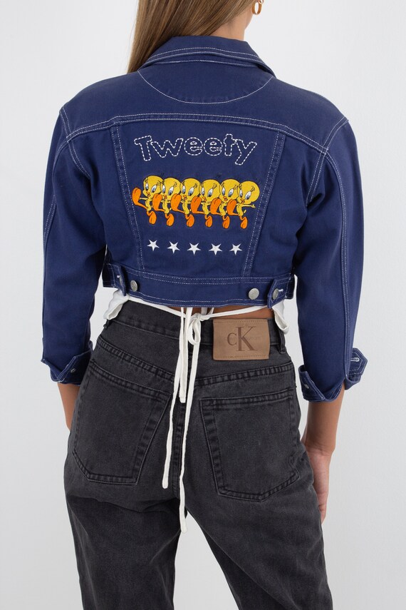 ジャケット・アウター Tweety Members Only Girls 2T-16 Looney Tunes Tweety and Sylvester
