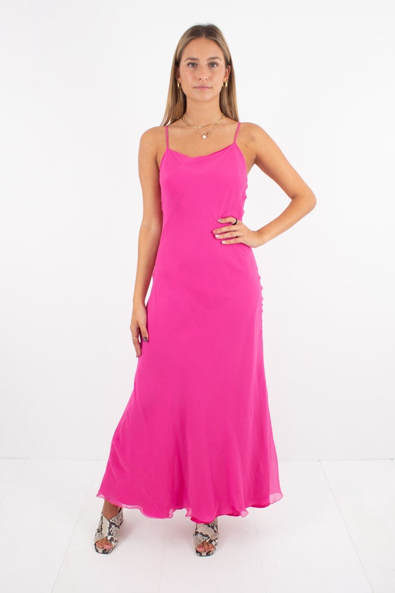 strapless open back dress Tea Length Bridesmaids Dresses For Wedding Neon Bridesmaid Dresses –  vivymakudress main image 1