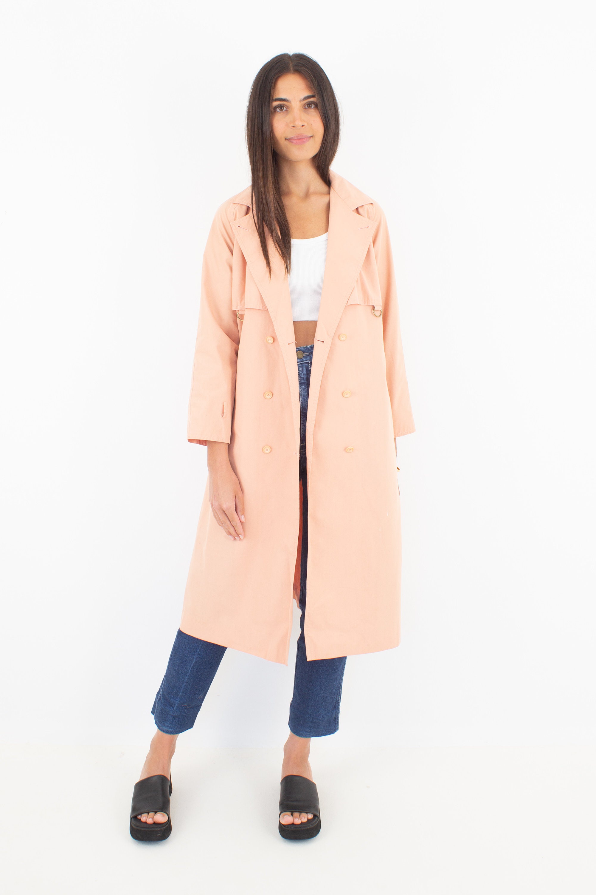 ジャケット・アウター Double Cloth Peach Trench Coat #size1 il_fullxfull.4581216024_oplg.jpg