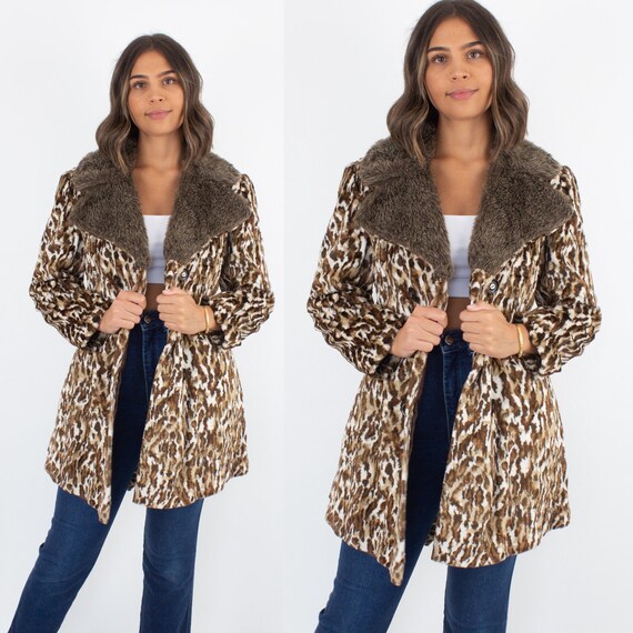 70s 1970s Faux Fur Leopard Print Coat Animal Print Jacket - Etsy Australia 70s 1970s Faux Fur Leopard Print Coat Animal Print Jacket - Etsy Australia