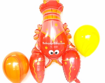 30" Kreeftballon: tropisch strandfeestdecor