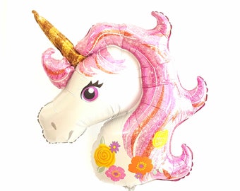 33" Unicorn balloon