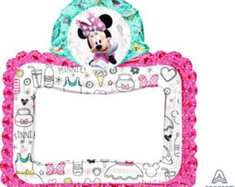 Minnie Mouse Selfie Frame: 23" Inflatable Photo Booth Prop