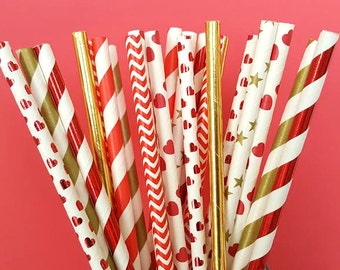 Valentine's Day straws. Valentine's day. Valentine's party decor. lollipop sticks. Valentine's day supplies. heart straws. rose gold straws