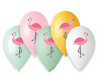 13" Flamingo latex balloons. tropical balloon. final flamingle balloons. latex balloons. tropical decor. toucan party too. toucan party