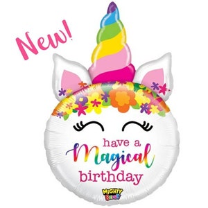 33&quot; Unicorn balloon. unicorn party decor. unicorn party. Uni Party. Birthday Decoration. Unicorn Balloon. Unicorn balloons. Unicorn party