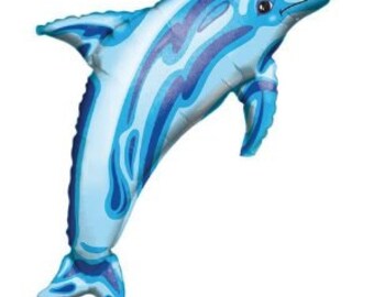 Mini 16 Blue Dolphin Balloon Dolphin Balloons Under The Sea Party