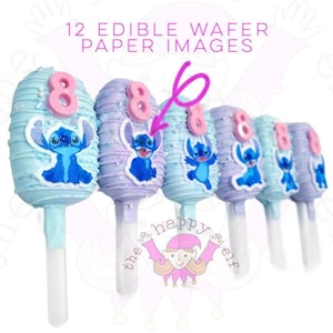 Stitch cakesicle topper