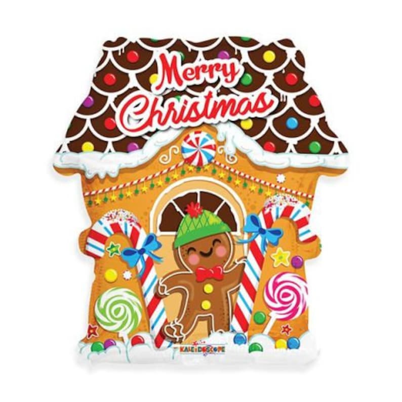 18 Gingerbread Man House Balloon. Jumbo Gingerbread - Etsy