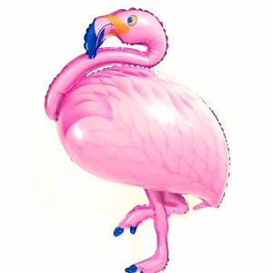 27&quot; Flamingo balloon. Flamingo decor. Ice cream party. Pool party decor. Summer Party Decor. Aloha party decor.  tropical balloon.