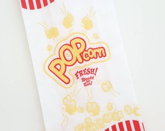 Retro Popcorn bags Circus popcorn bag. Carnival popcorn box. Carnival party supplies. Circus party supplies. Popcorn bag. Popcorn containers