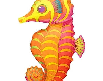 Jumbo 35-inch zeepaardjeballon, tropisch feestdecor
