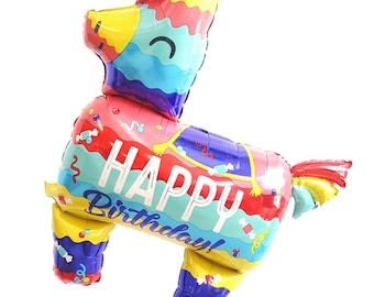 33" Pinata balloon. Fiesta balloons. Taco balloons. cinco de mayo party balloons. Taco bout a party. cinco de mayo. taco bout two. fiesta