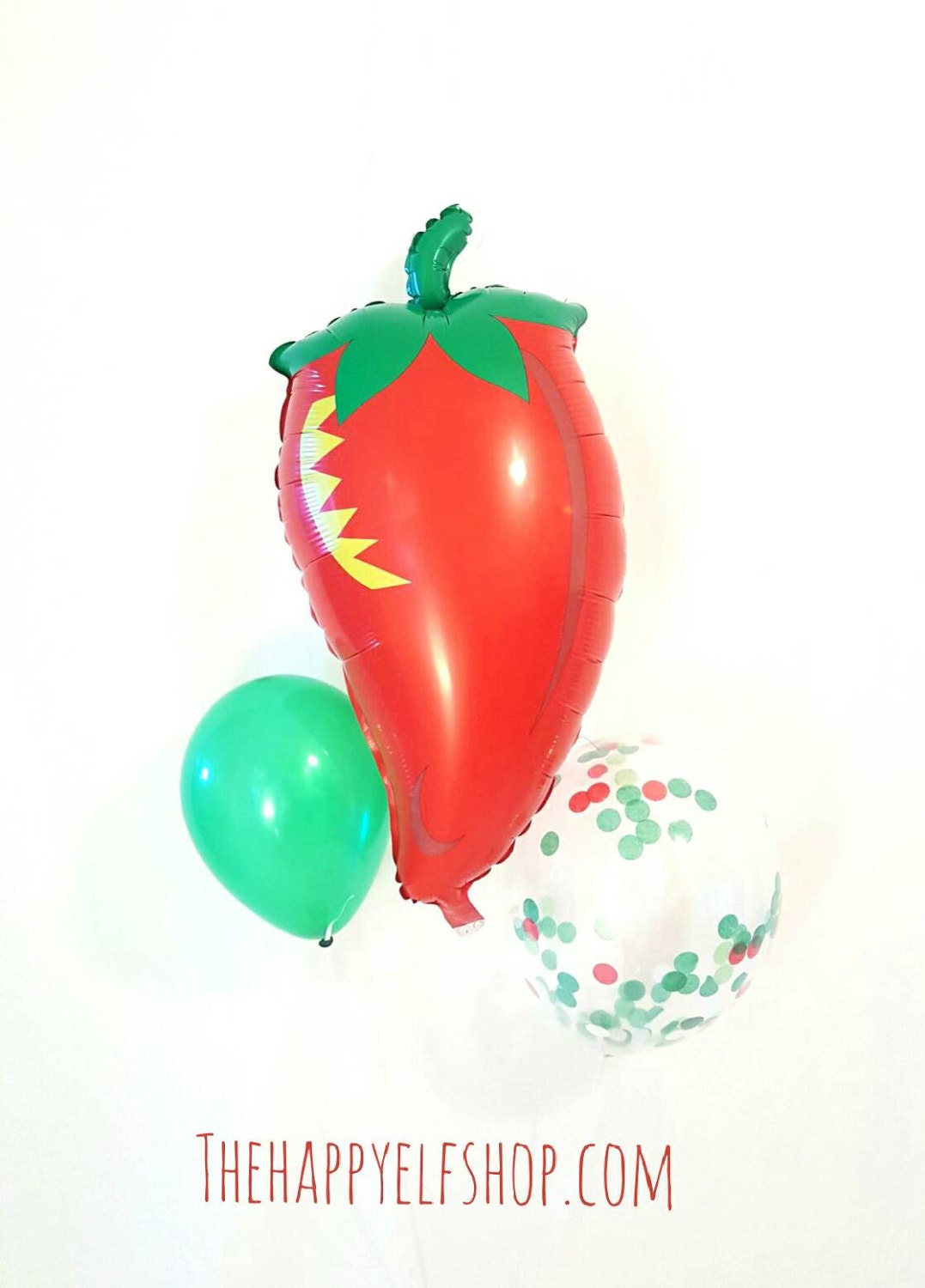 Huge 32 Chili Pepper Balloon. Fiesta Balloons. Pepper Etsy