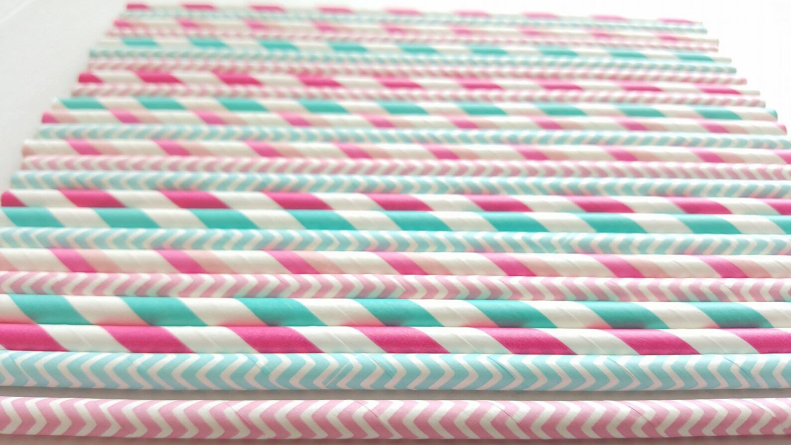 Cotton Candy Paper Straws. Cotton Candy Party. 50's Party. Etsy