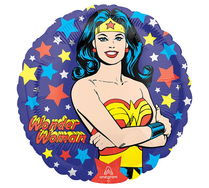 dc comics wonder woman party decor comics 17 WONDERWOMAN balloon wonder woman party wonder woman party balloons dc comic balloons