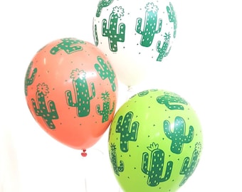 11" Cactus latex balloons. Taco bout a party. Fiesta balloon. Final fiesta balloon. Fiesta decor. Fiesta party. Taco tuesday balloon. Fiesta