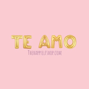 Balões / banner TE AMO de 16 ". Balões do Dia dos Namorados. Dia dos Namorados. Aniversário dos Namorados. Eu te amo balões. Eu te amo. Balão Te Quiero