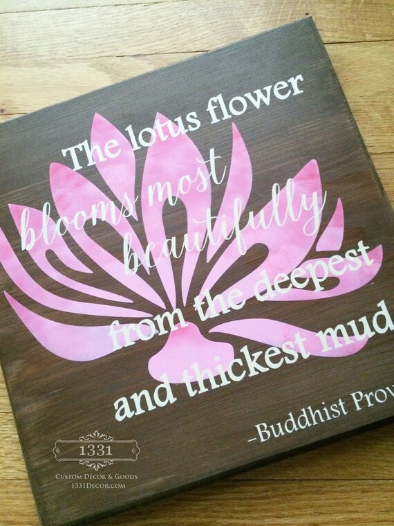 Lotus Flower Buddhist Proverb Lotus Meditation Meditation Etsy