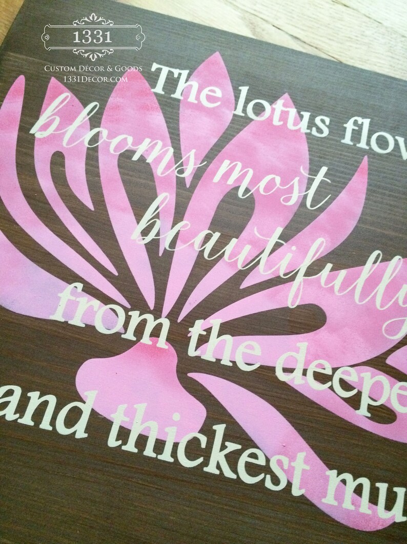 Lotus Flower Buddhist Proverb Lotus Meditation Meditation Etsy