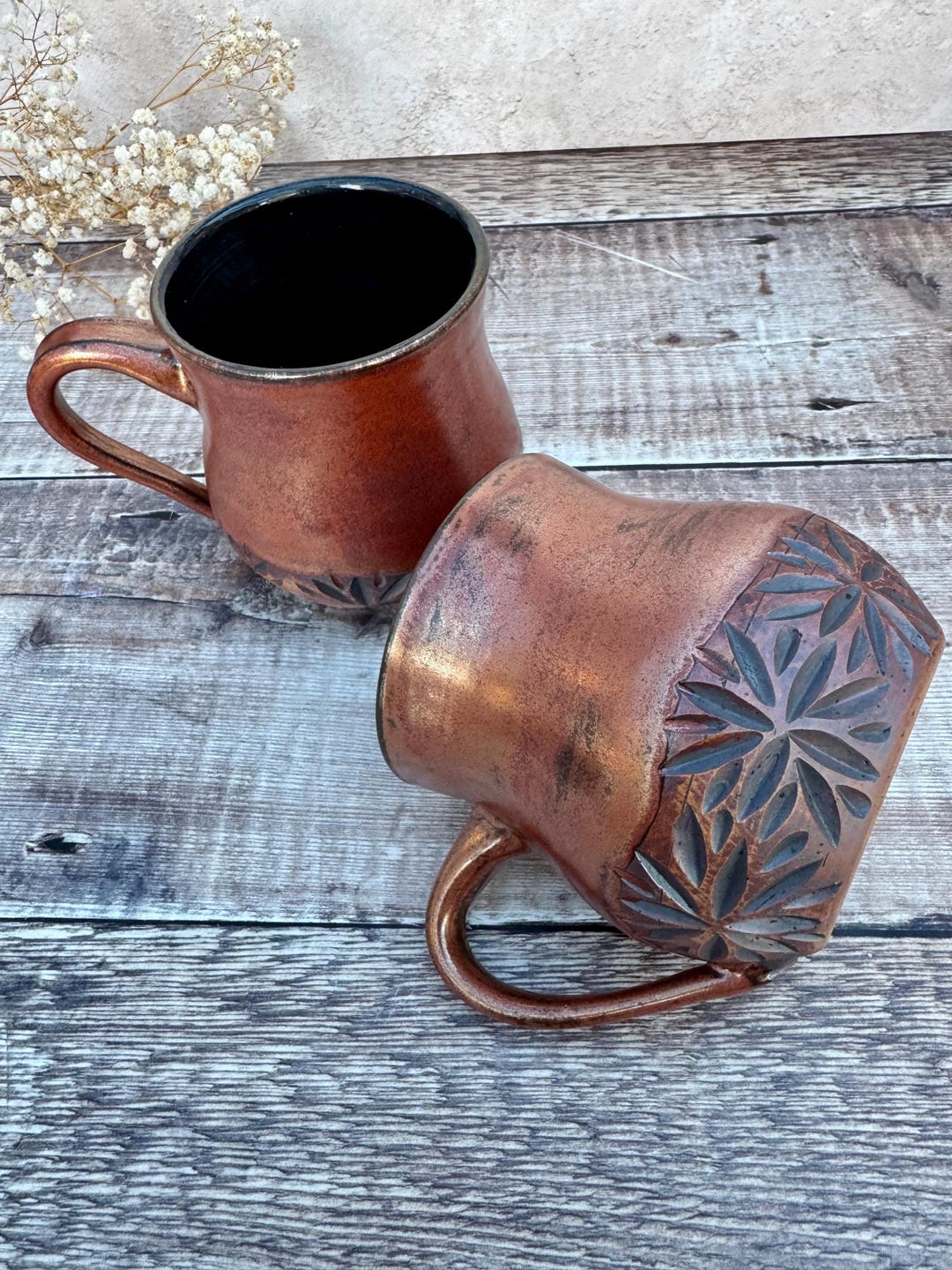 Rituals Collection - Wheel-thrown Ceramic Mug - Copper Glaze - Made to ...