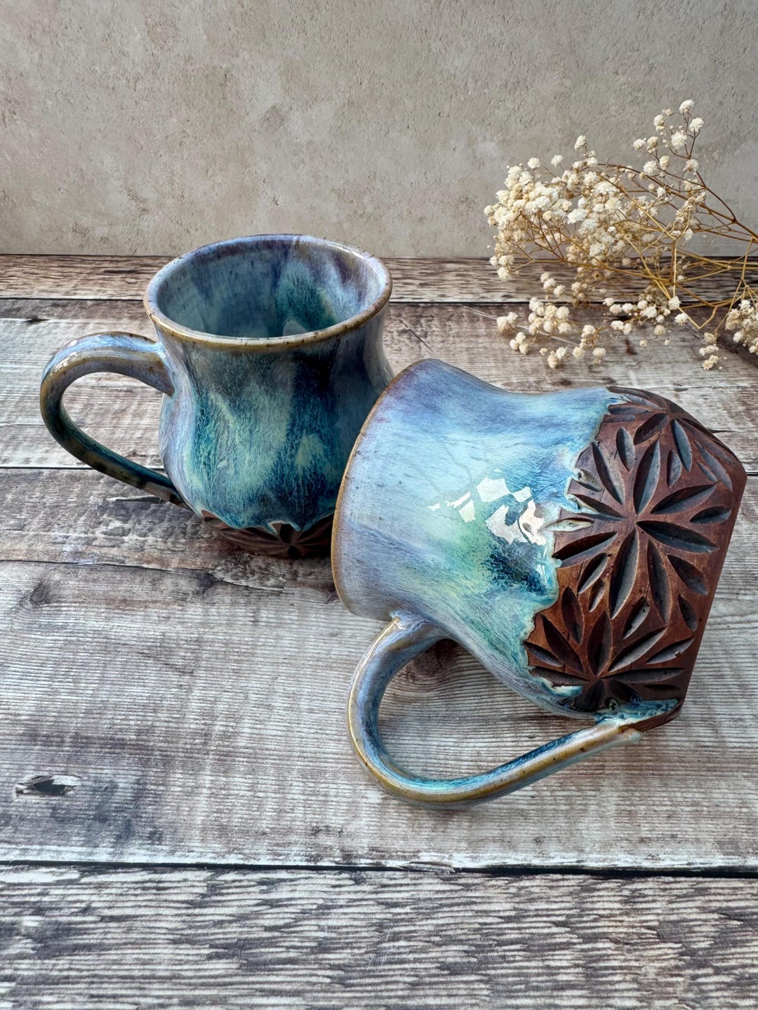 Rituals Collection - Wheel-thrown Ceramic Mug - Iris Glaze - Made to ...