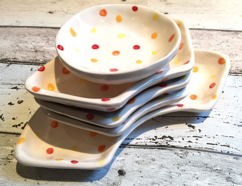 Ceramic Chip and Dip Set Etsy