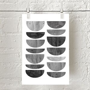 Scandinavian poster, Geometric art, Minimalist print, Black White Art, Marble Wall art, Modern Art Kids, Mid Century Modern art Nordic print