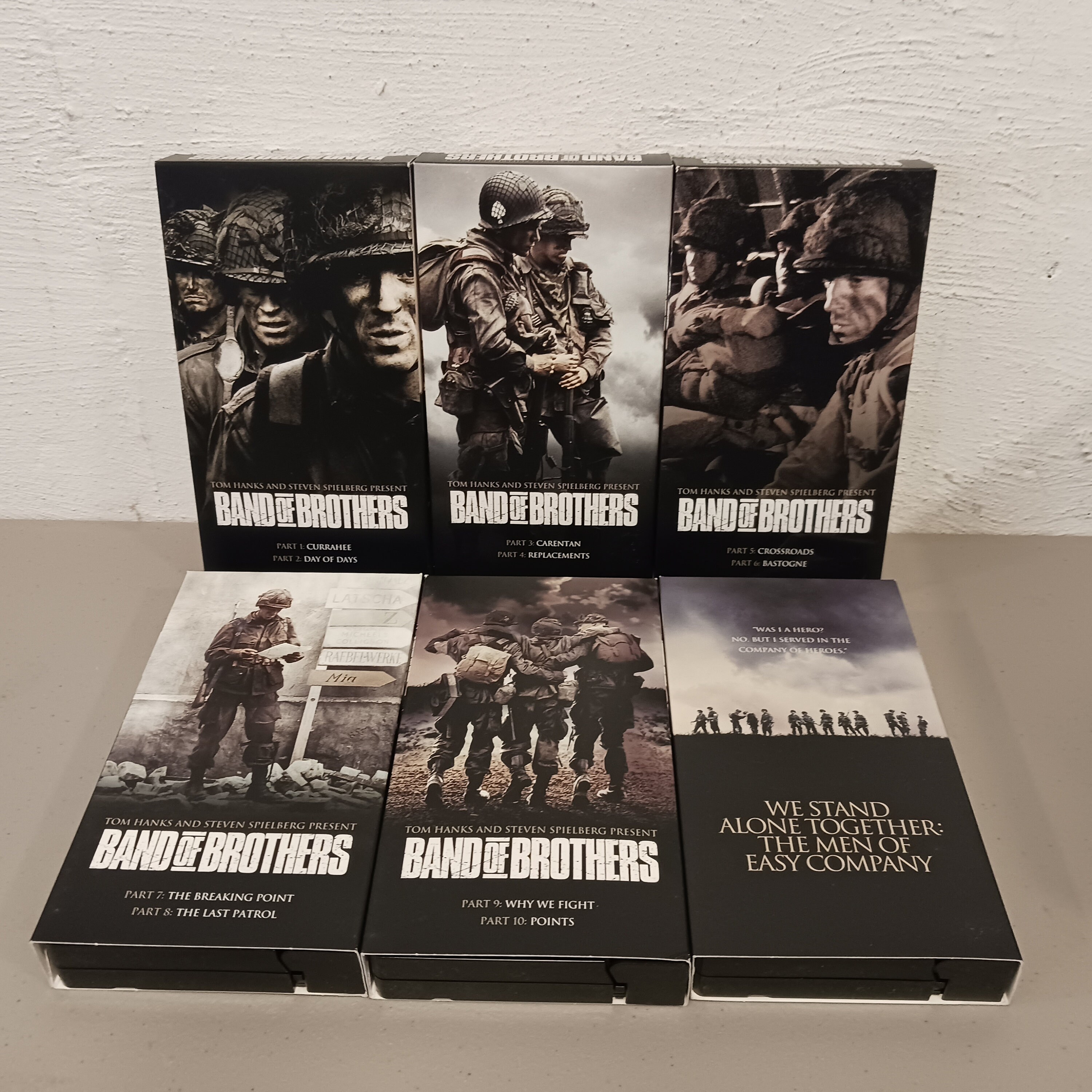 Vintage 2002 Band of Brothers VHS Set Etsy