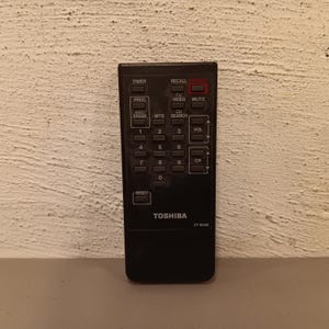 Vintage 1980s Toshiba CT-9538 TV Remote Control