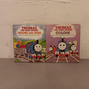 Set of 2 Vintage 1991 Thomas the Tank Engine Board Books