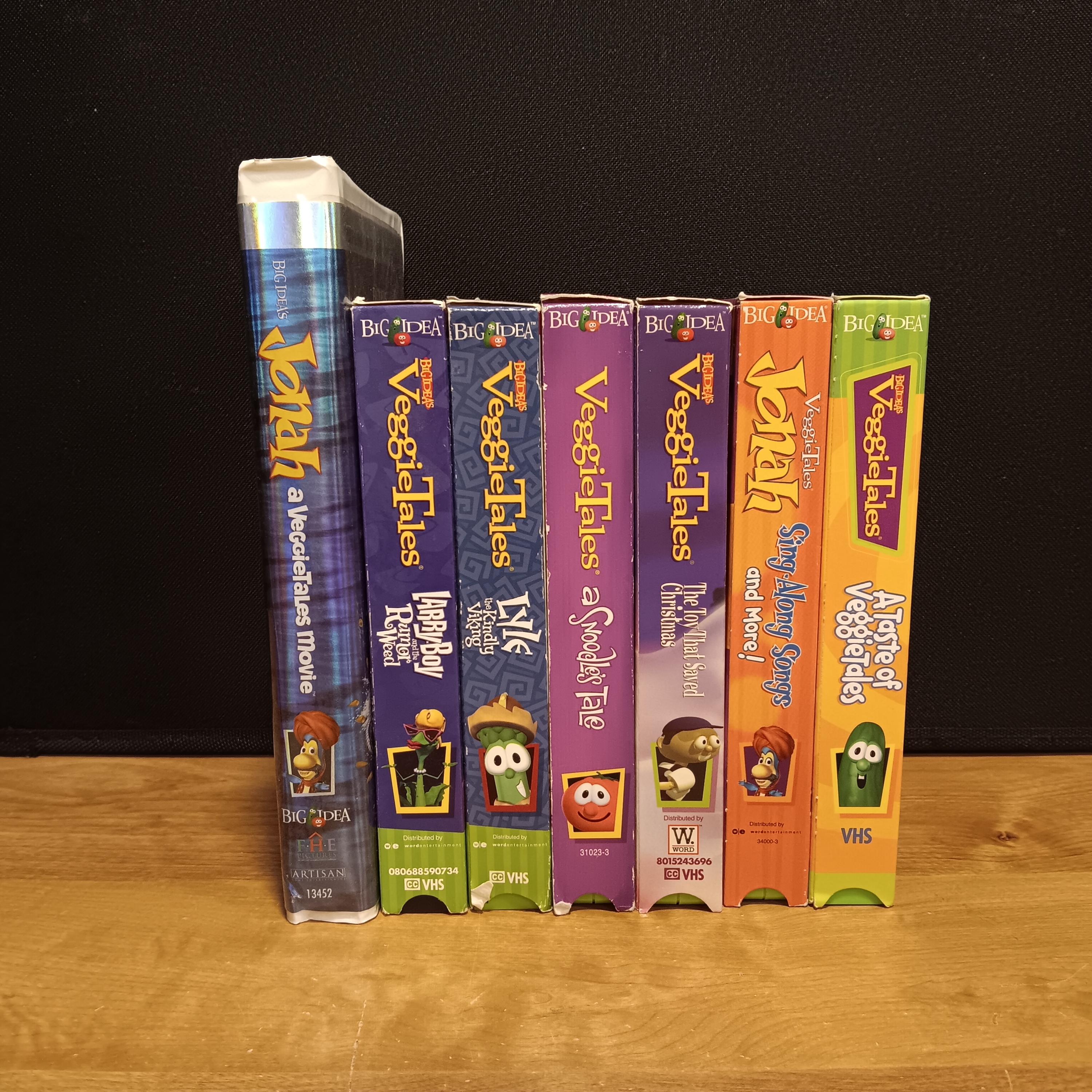 Set of 7 Vintage 2000s Veggie Tales VHS - Etsy