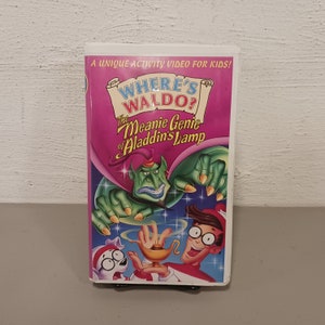 Vintage 1992 Where&#39;s Waldo? The Meanie Genie of Aladdin&#39;s Lamp VHS