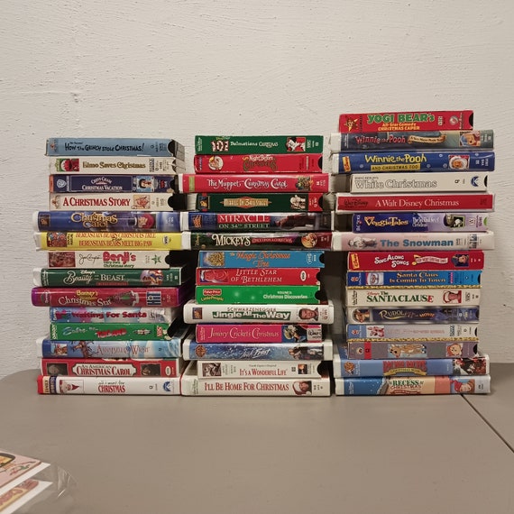 Vintage Christmas VHS Movies Etsy