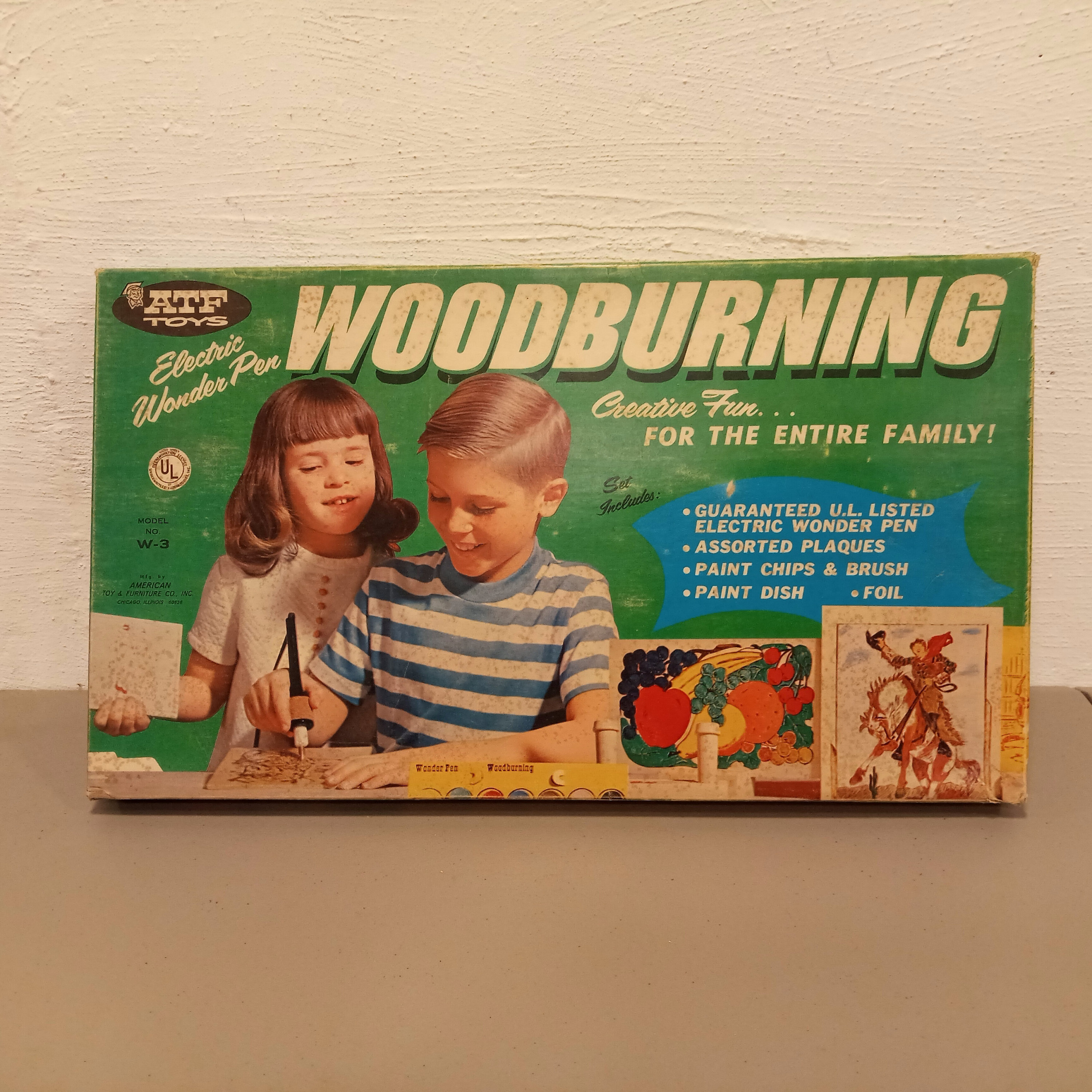 Vintage 1970s or 80s, Deluxe Woodburning Kit, Lakeside, Irwin Toys