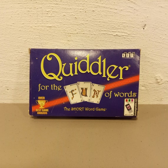 Vintage 1998 Quiddler Card Game Etsy