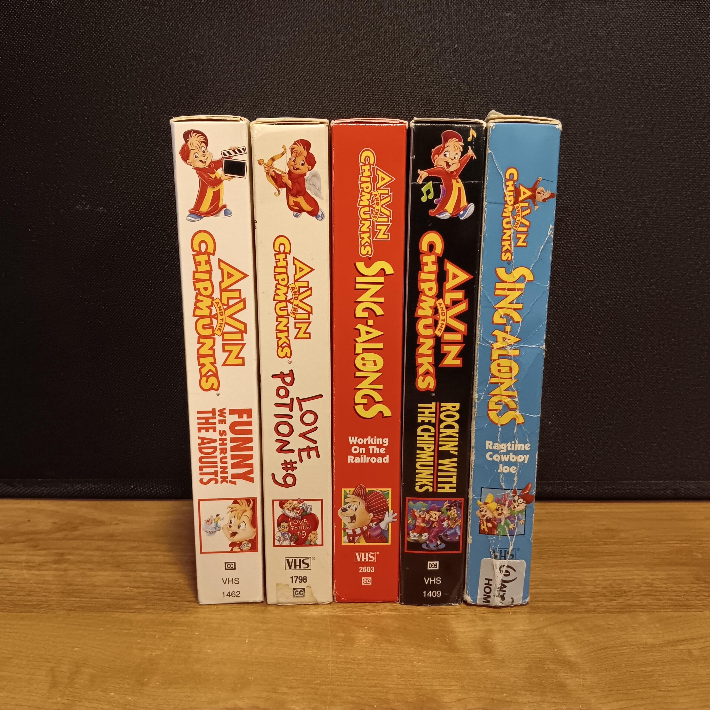 Set of 5 Vintage 90s Alvin & the Chipmunks VHS - Etsy