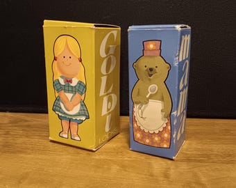 Set of 2 Vintage 1960s Avon Goldilocks Soap & Lotion