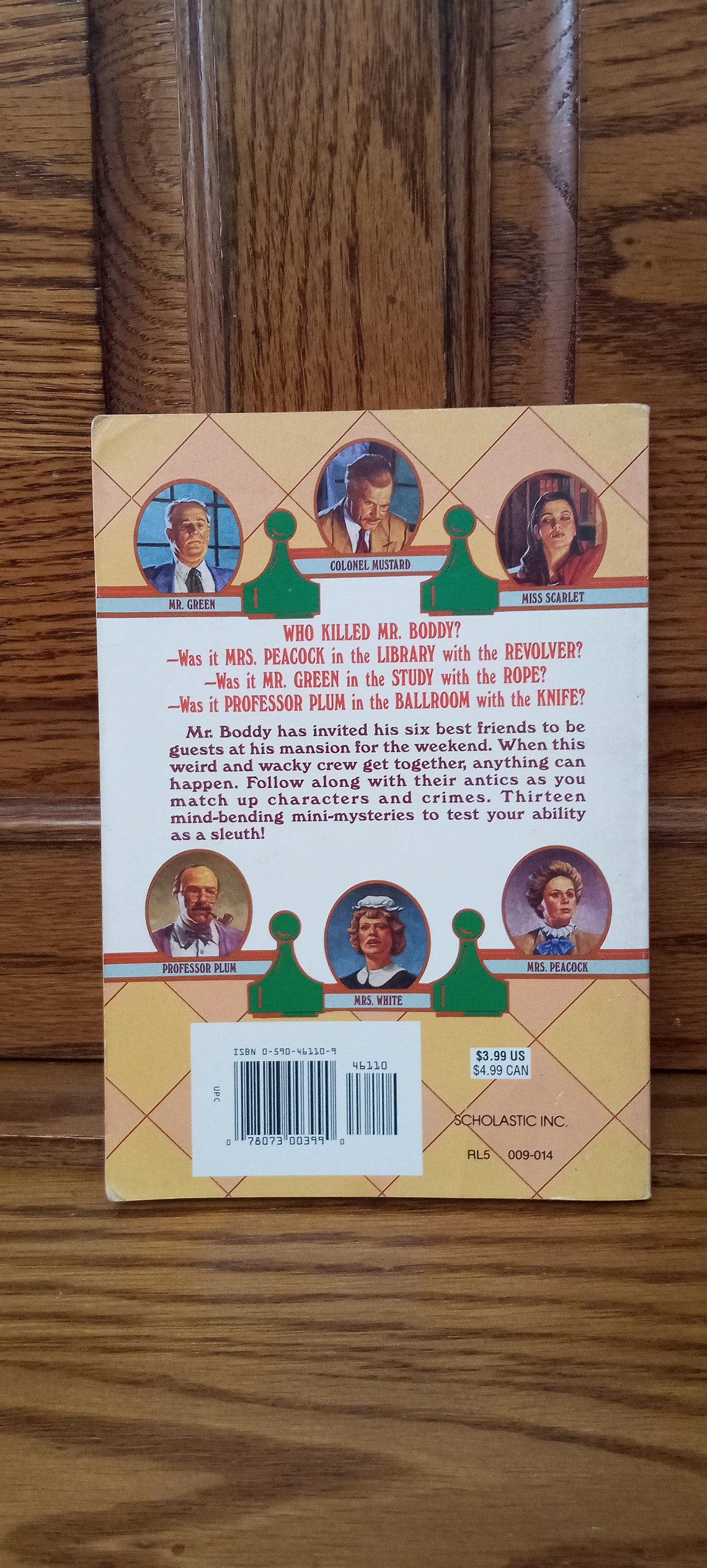 Vintage Clue Who Killed Mr Boddy Chapter Book Etsy